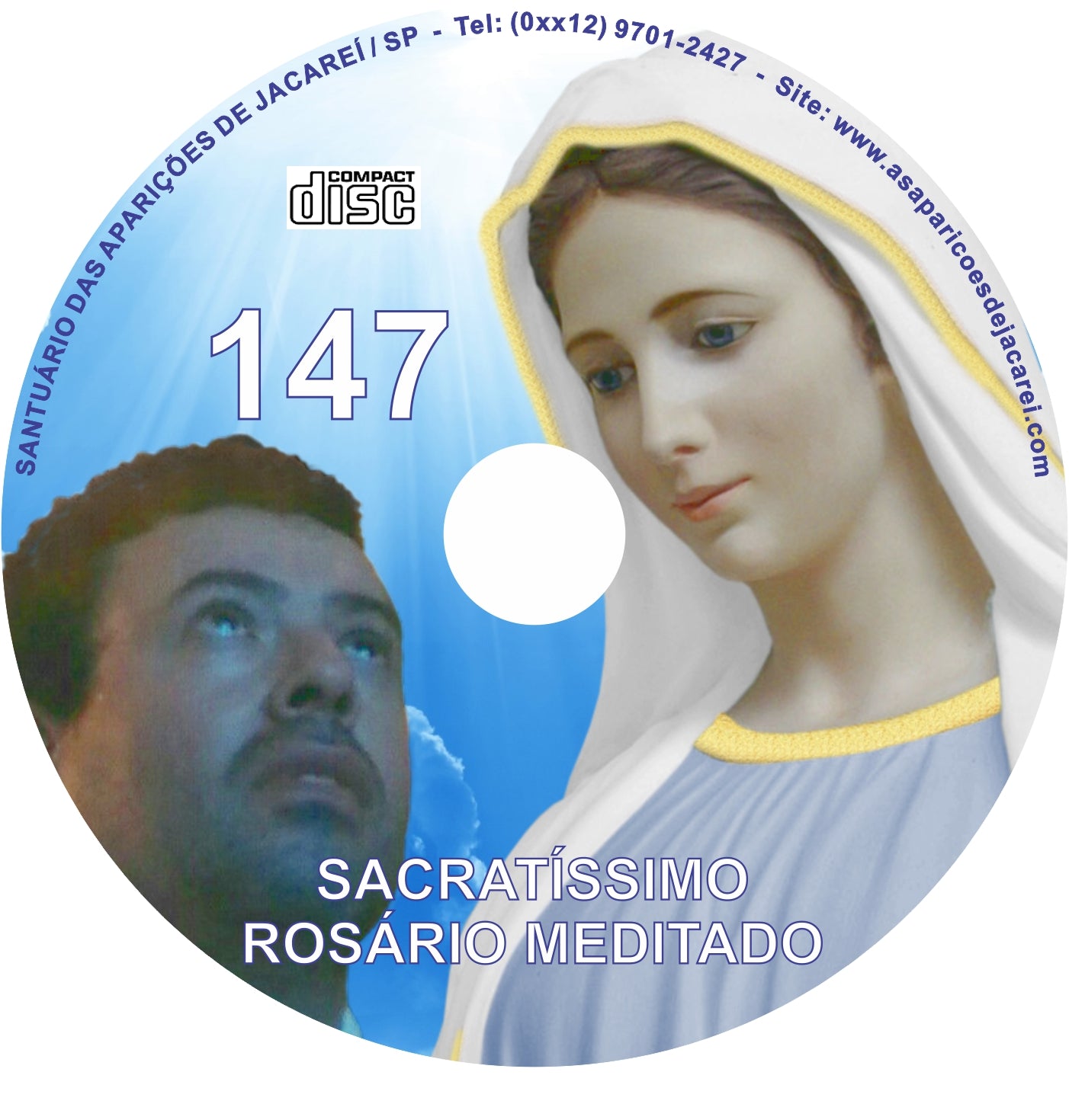 CD Rosário Meditado 147 CD Rosário Meditado 147